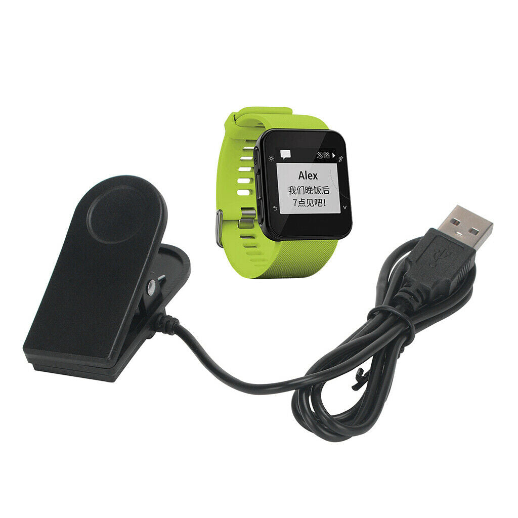 Replacement USB Data Charge Charging Clip Cable for  Forerunner 35
