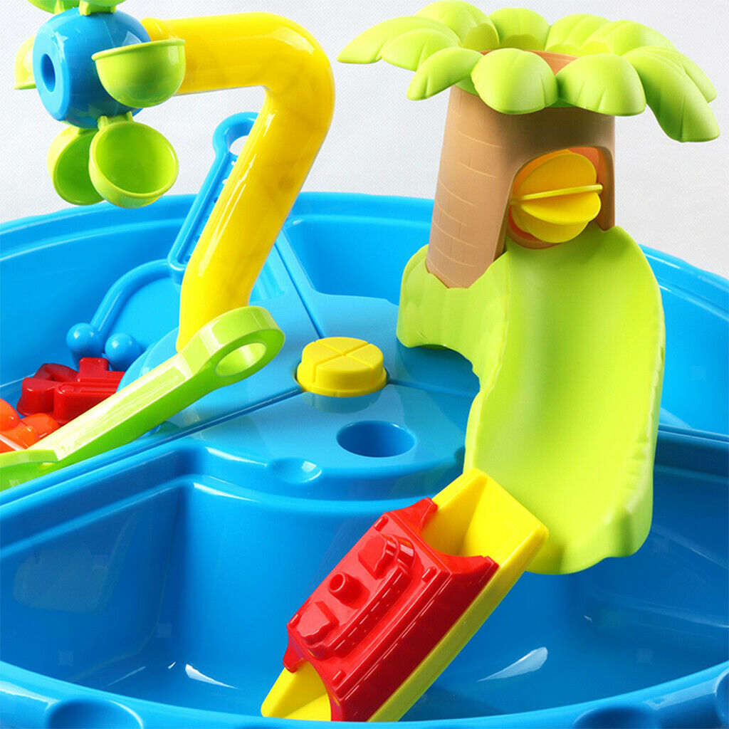 Outdoor 4-in-1 Summer Sand Water Table Toys Kids Activity Sensory Play Table