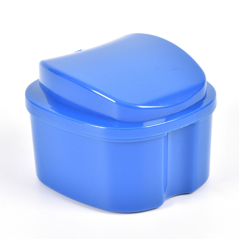 Denture Box Container Tooth Storage Case False Teeth Rinsing Basket Denta.l8