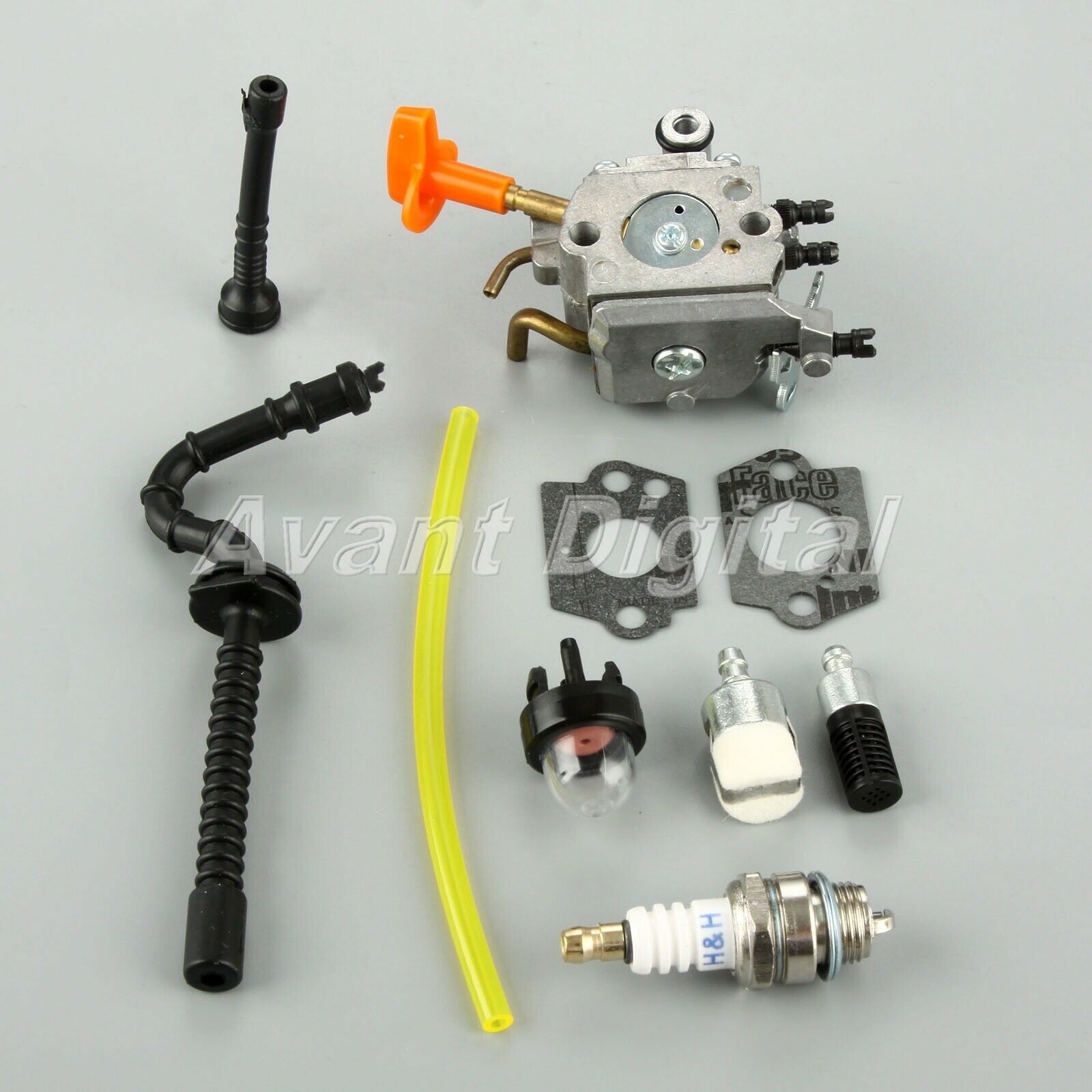 Chainsaws Carburetor & Gaskets & Fuel Hose Kit For Stihl MS192 MS192T MS192TC