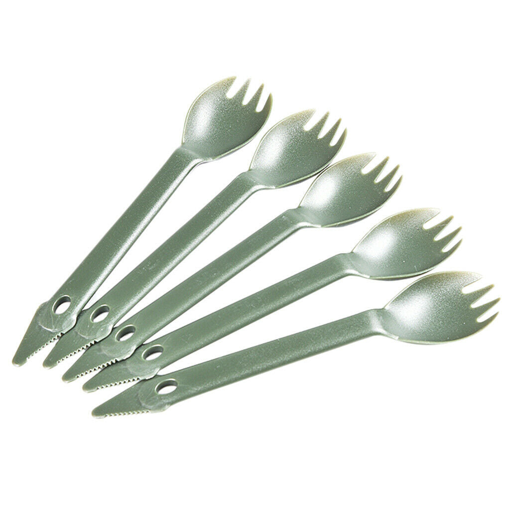 10 Pack Sporks, Durable & BPA Free Multifunctional Sporks,Spoon Fork Combo