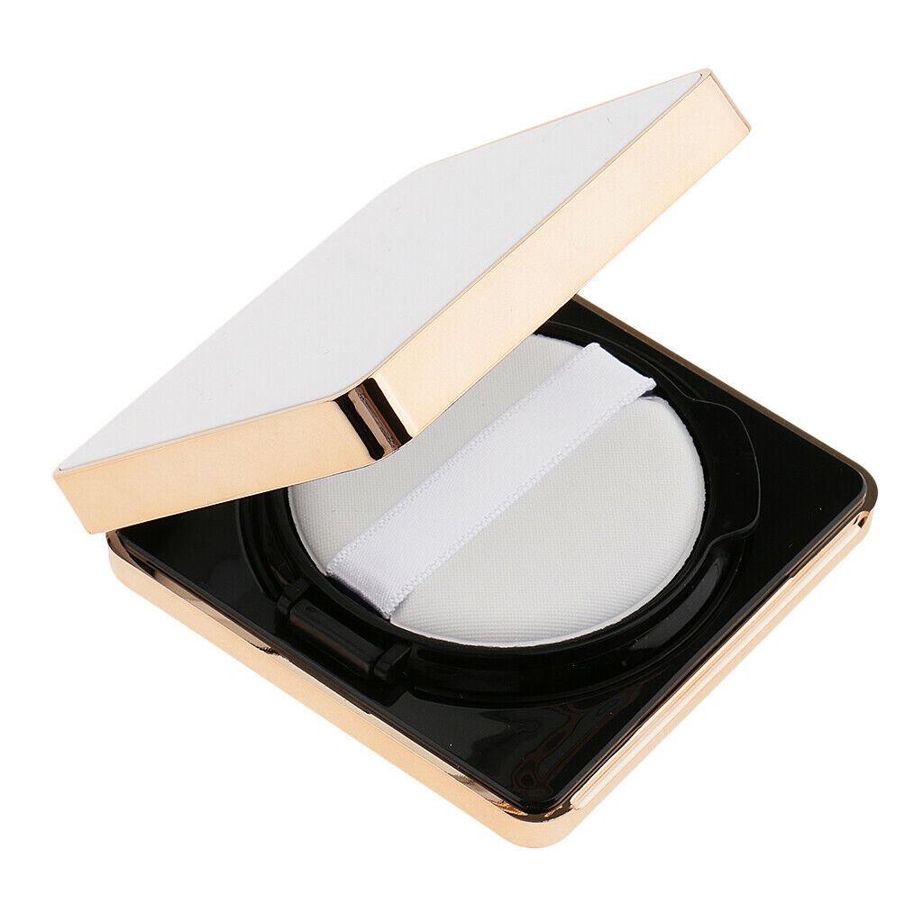 2 Square Empty Luxurious Portable Air Cushion Puff Makeup DIY Container Case
