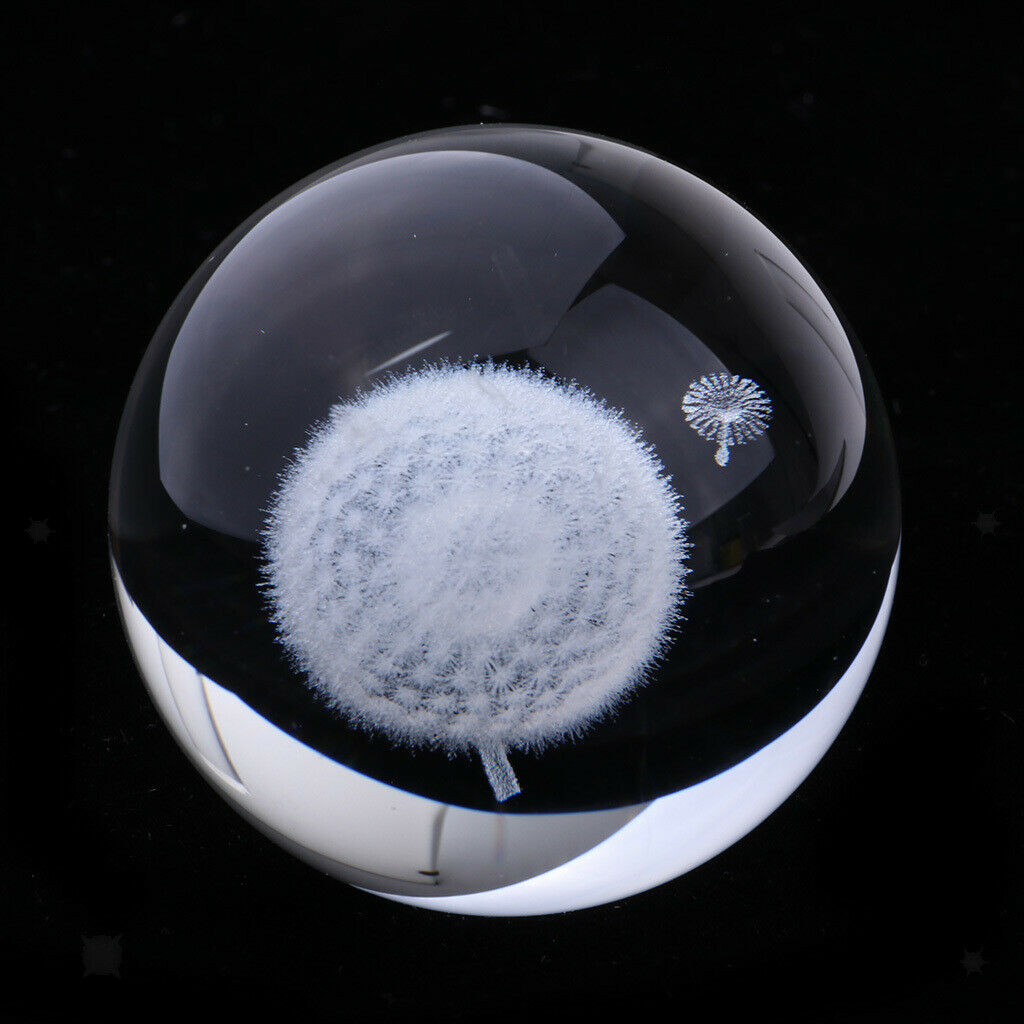 Crystal   Craft Sphere Home Decor Ornament Globe Birthday Gift