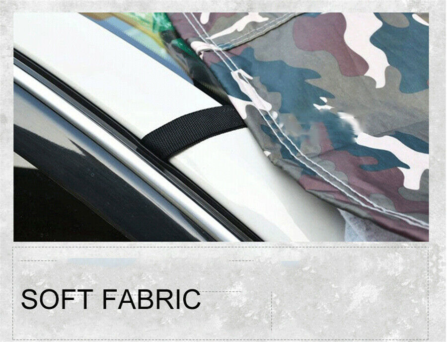 Camouflage Car Snow Cover Waterproof Sunscreen Protecting UV  Fading Universal
