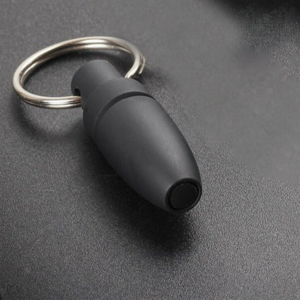 Portable Black Cigar Puncher Keychain Cutting Travel Cigar Lovers Tools