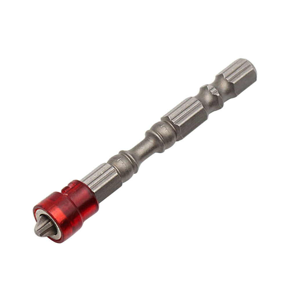 Magnetic Power Screwdriver Bit Set Cross Head Hex Shank Driver Bits 65mm Length