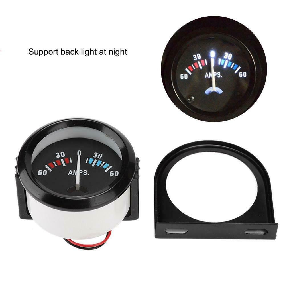 2 inch 52mm Car Ammeter Voltmeter 60-0-60A AMP Gauge Volt Meter for Modificaton