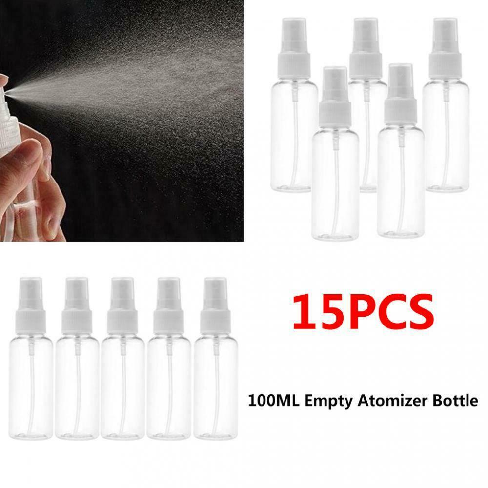 15 Pieces Refillable Makeup Cosmetic Essential Oils Perfumes Bottles 100ML