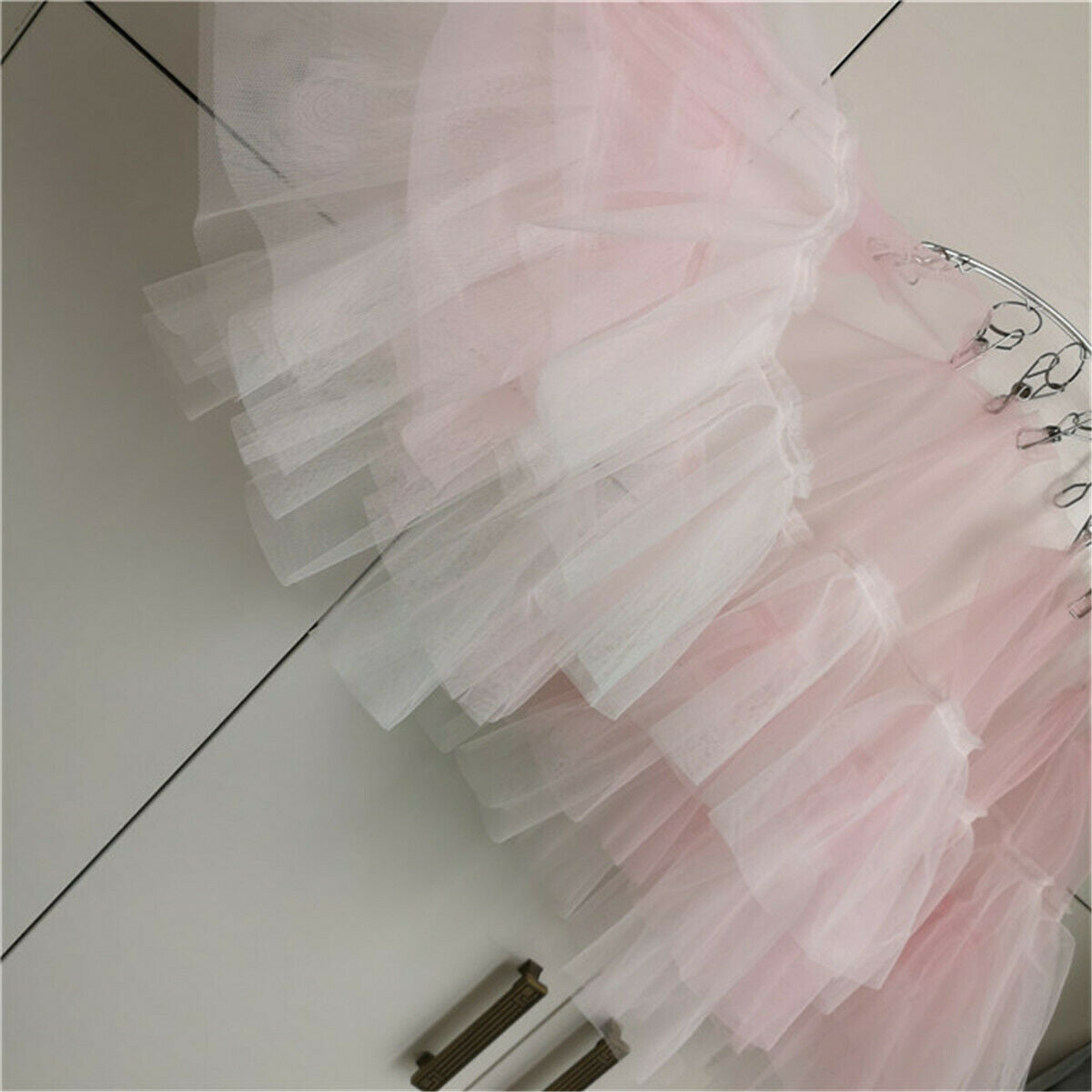 50CM Multi Layer Lace Trim Ribbon Skirt Wedding Dress Garment Sewing DIY Craft