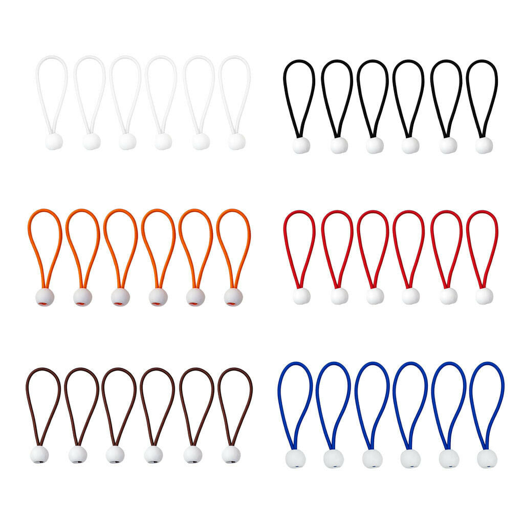 12-Piece Bungee Cord Bungee Cords for Awning, Tying Strap, Tent Rope