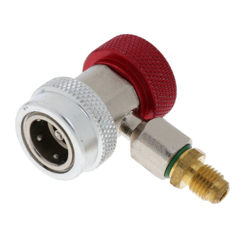 2pcs AC R134a Quick Coupler Connector Adapter A/C Manifold Gauge Low/High