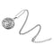 Pendant Chain Necklace Round Twist Knots Hollow Pendant Charm Women Jewelry