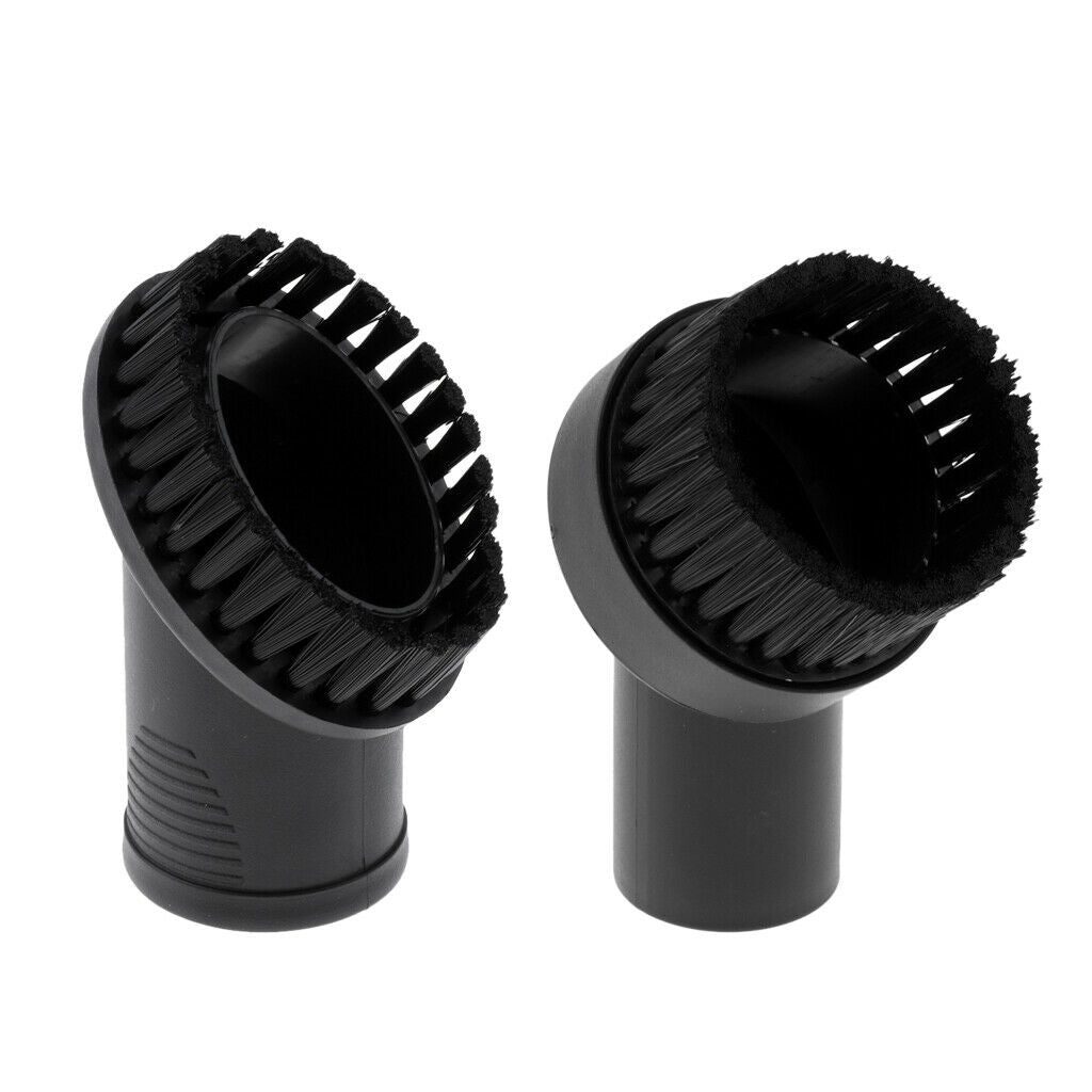 Set 2-Piece 32mm/1.25" Dia. Vacuum Cleaner Dust Brush  Brushes