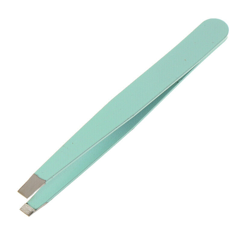 Eyebrow Tweezers Hair Removal Stainless Steel Slant Tip Eyebrow Clip Make.l8
