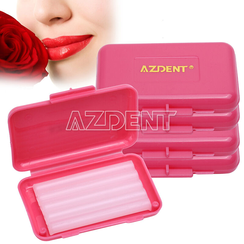 200 Kits Dental Orthodontic Wax Gum Irritation Rose Scent for Bracket Braces