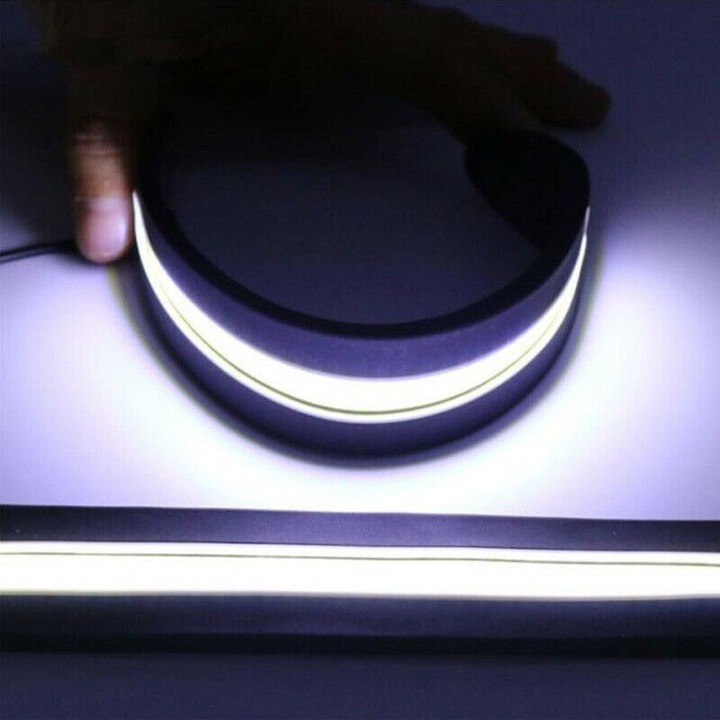 2PCS White COB DRL LED Daytime Running Light for Universal Car Driving Fog Lamp