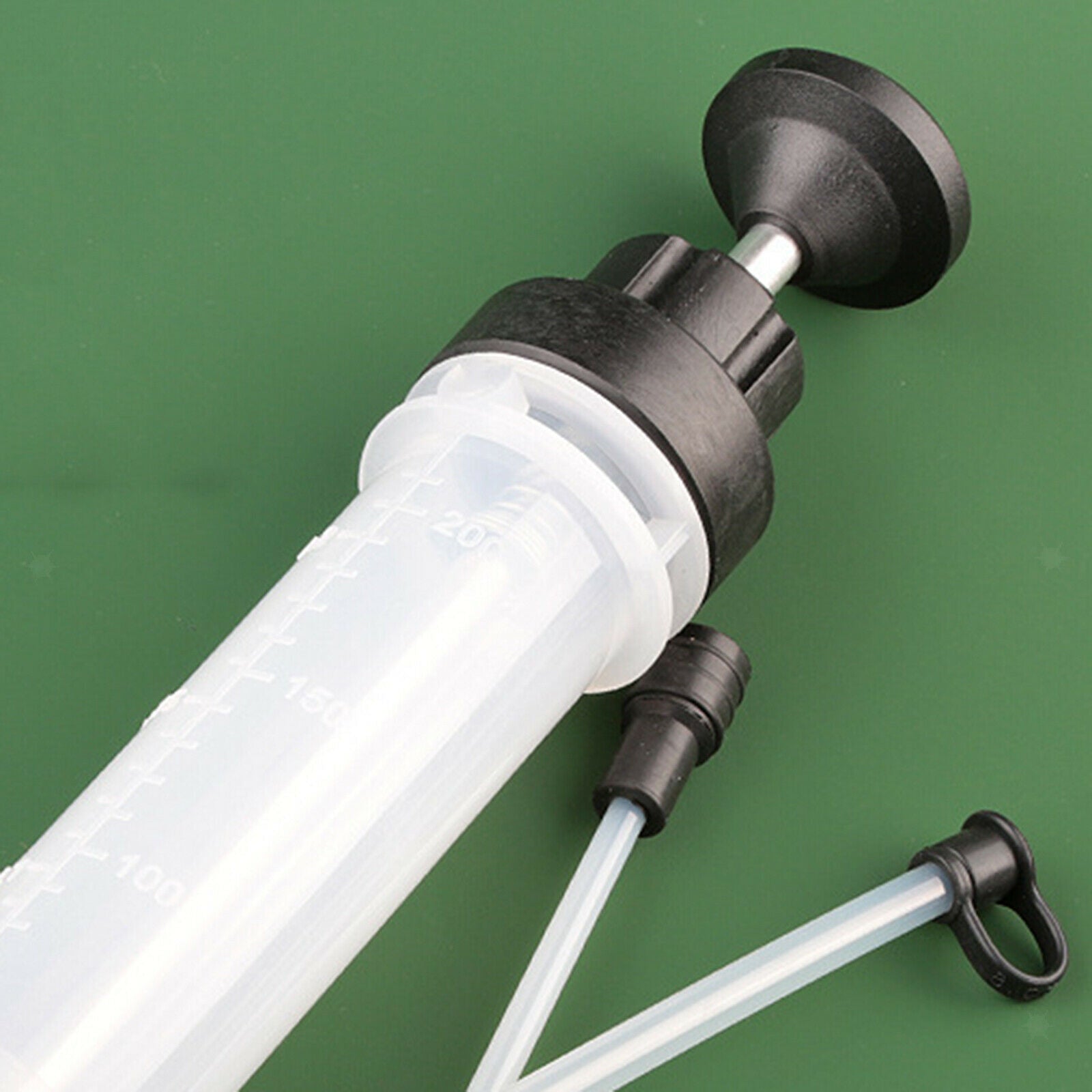 200ML Automotive Oil Fluid Extractor Set Filling Syringe Bottle Manual Pump