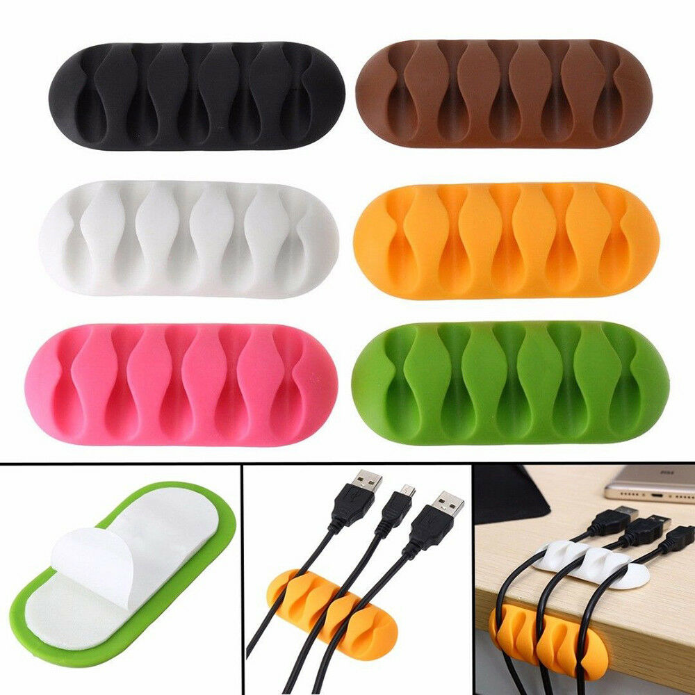 Easy to Use - Cable Reel Organizer Desktop Clip Cord Management Wire Holder Tool