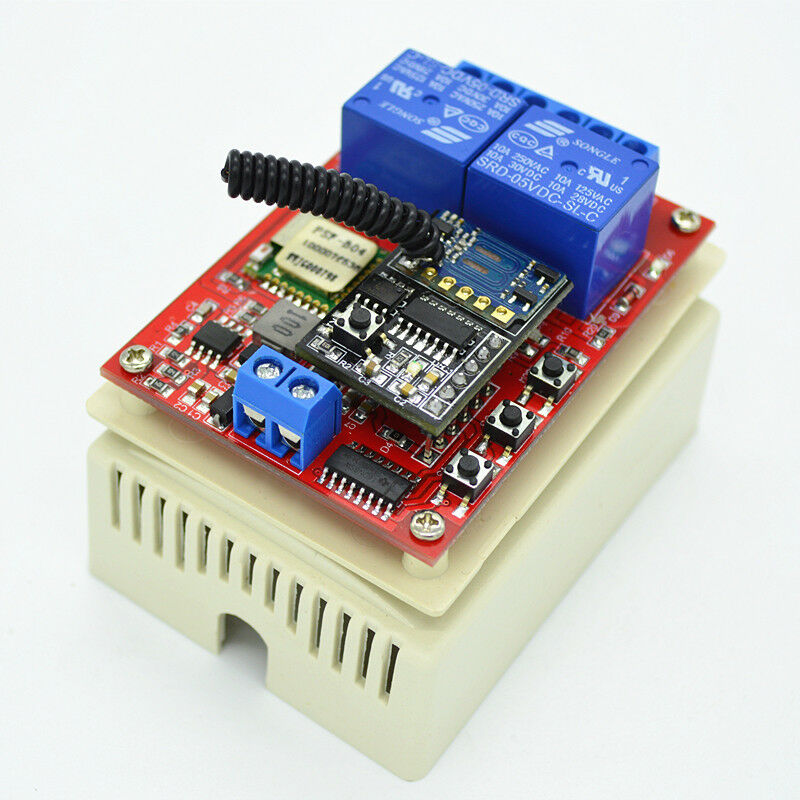 New 12V 24V 2CH Wireless Remote Control Switch Wifi Switch RF 433MHz Receiver