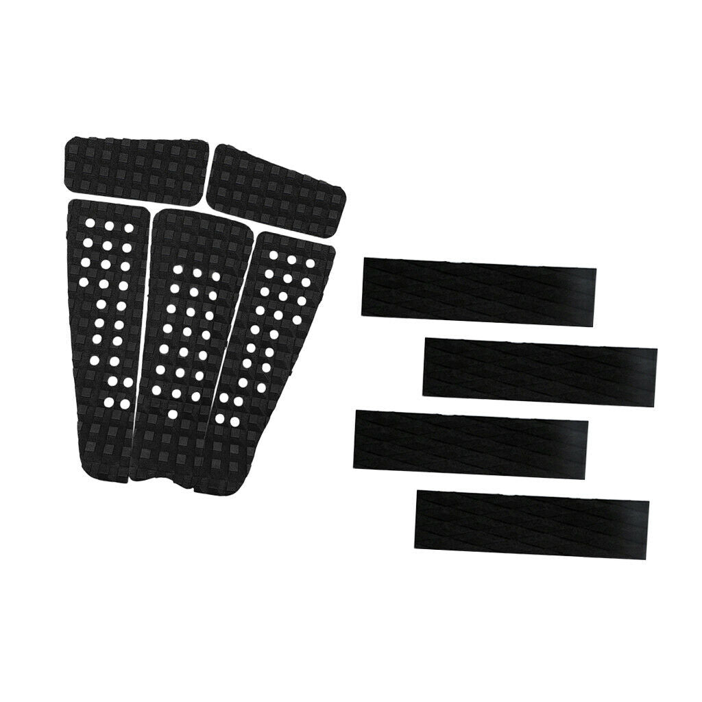 9x Universal Surf Surfboard Skimboard Foot Traction Pad Deck Grip & Tail Pad