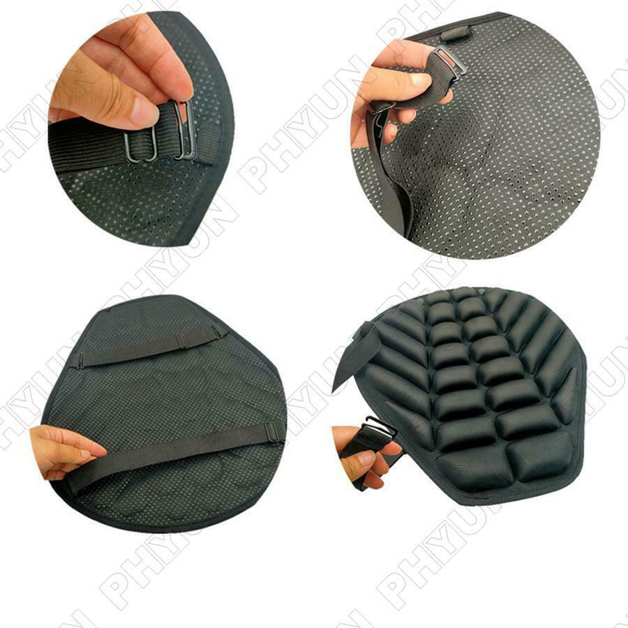 1x Motorcycle Seat Cover Sunscreen Mat Inflatable Decompression Air Seat Cushion
