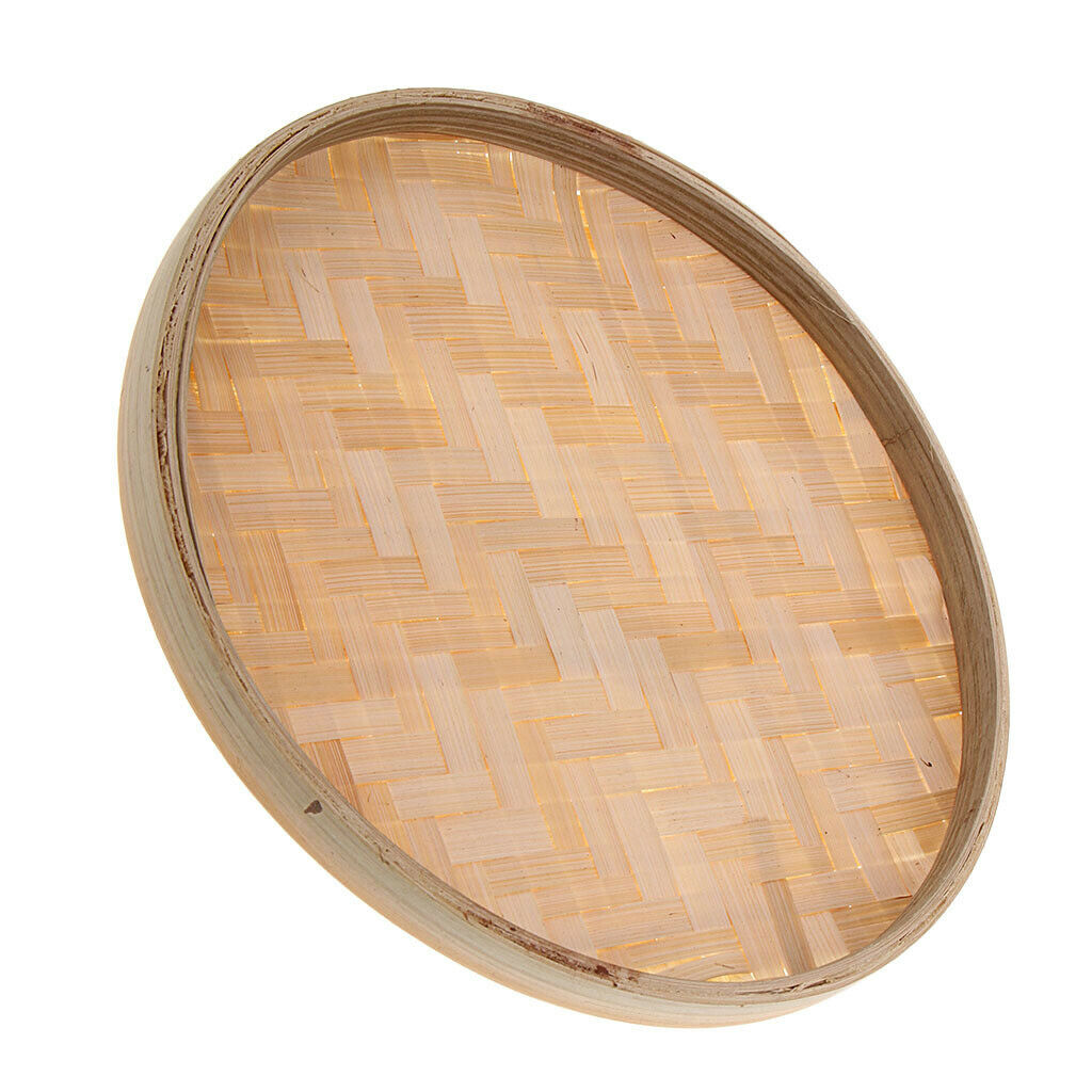 Hand-woven Bamboo Sieve For Fruit, Vegetable, Bread Basket Multifunctional