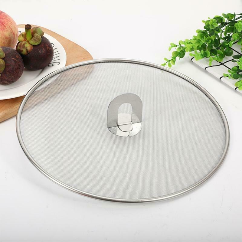 3 Pcs Frying Oil Spatter Net Cover Cooking Spatter Guard for Pans Kitchens Lid