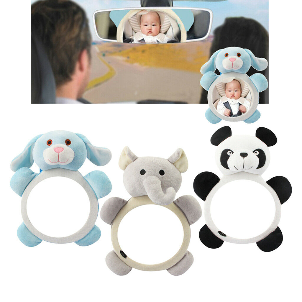 Set of 2 Baby Backseat Car Insight Facing Mirrors Safety Adjustable Rearview