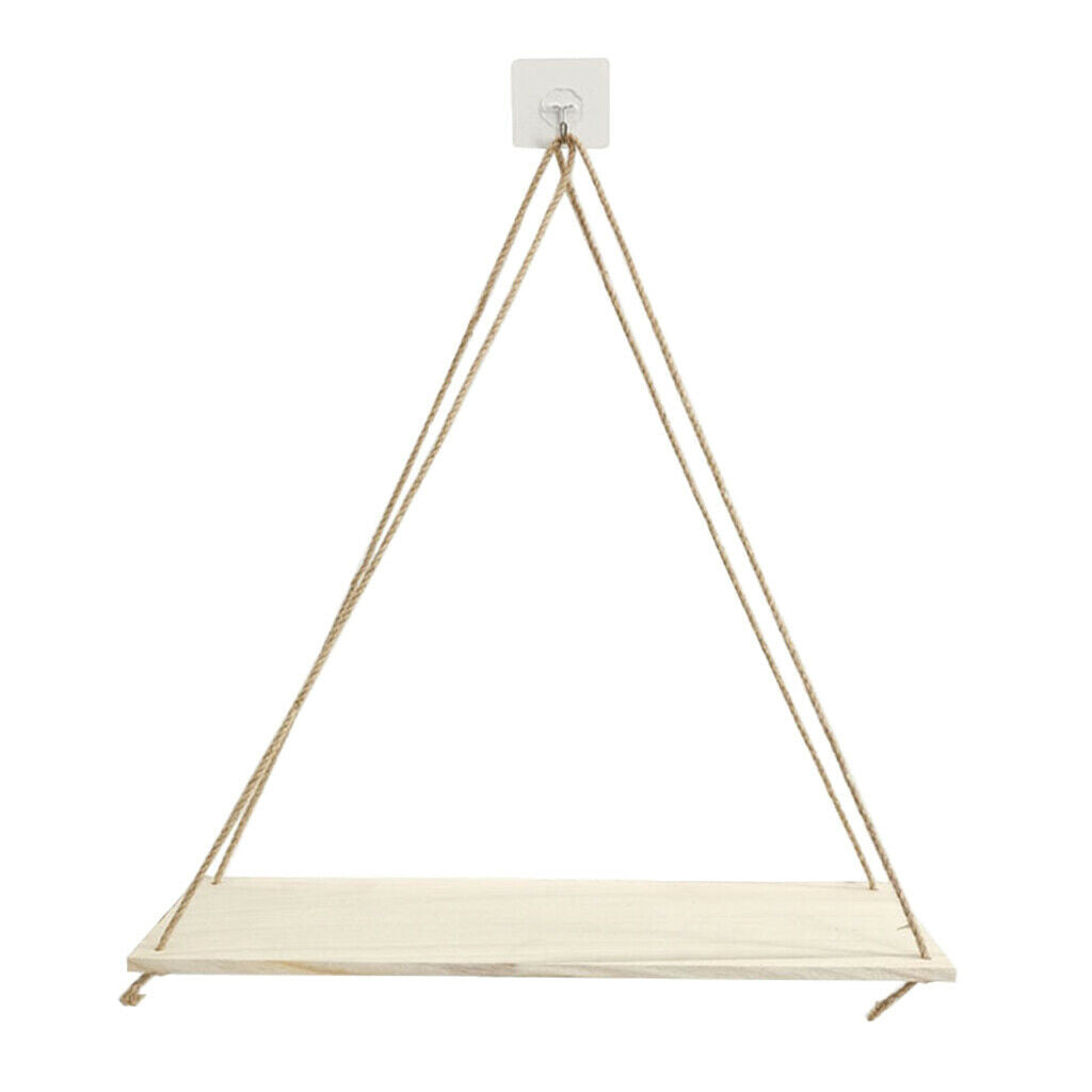4pcs Hanging Wall Mounted Shelves Plant Basket  Hanging Rack Organiser Decor