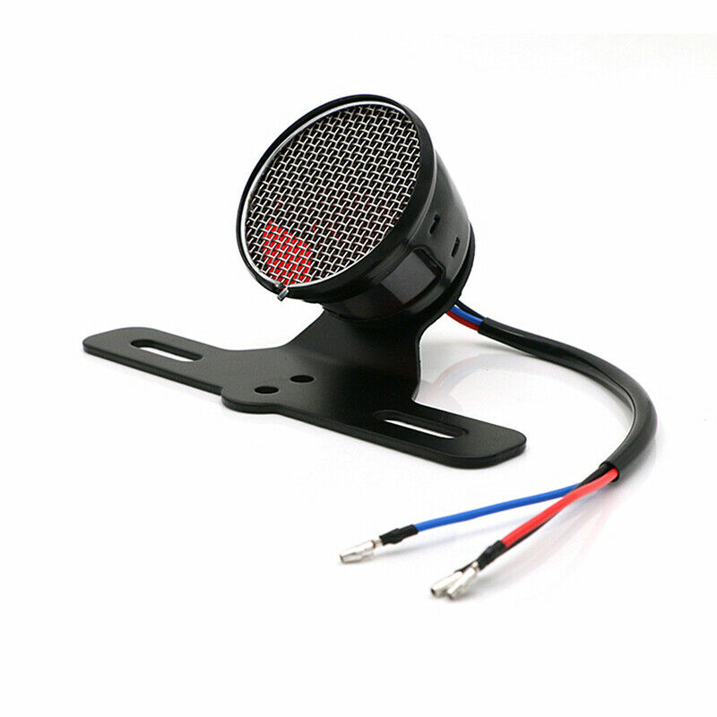 Motorcycle Bike 20 Bulb Rear Brake Stop Light License Tail Lamp w/ Plate Bracket