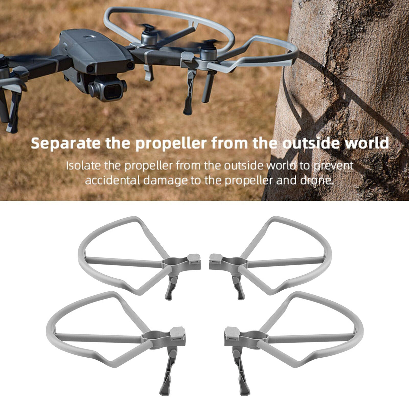 4pcs Quick-Release Propellers Guard Prop Protector Cover for DJI Mavic 2 PRO/