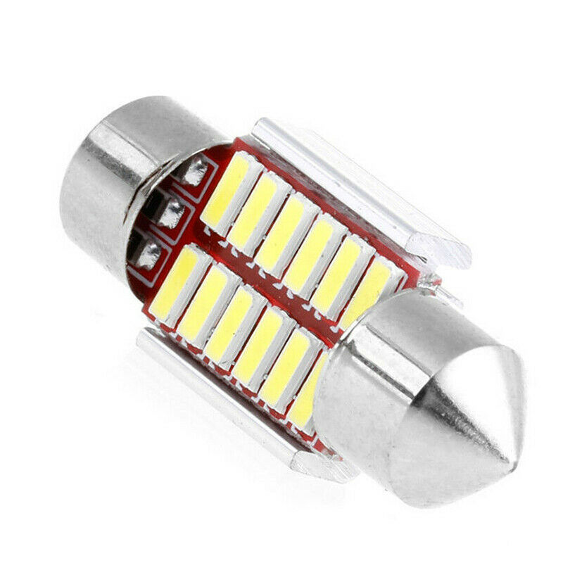 2Pcs 31mm 4014 12SMD C5W Car LED Light Canbus Dome Interior Reading Lamp.l8