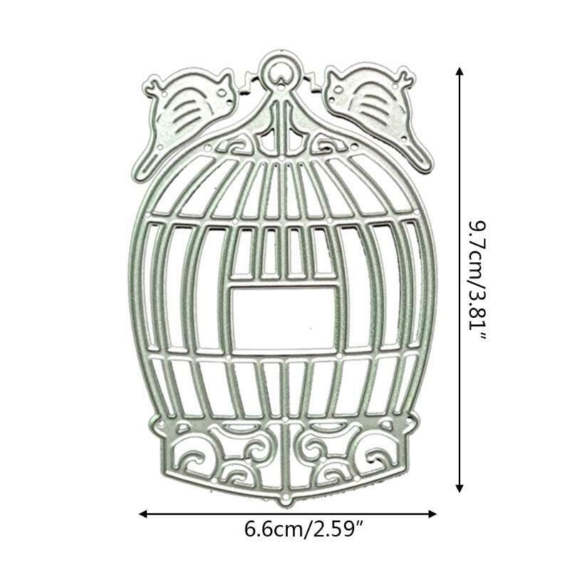 Bird Cage Metal Cutting Dies Stencil DIY Scrapbooking Album Paper Card Template