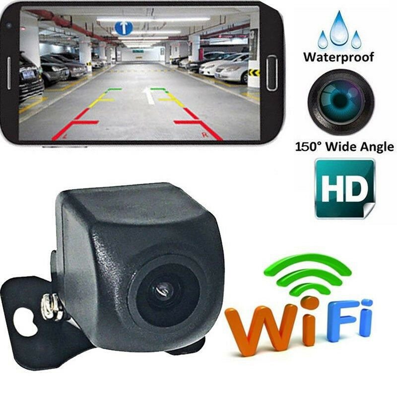 150°WiFi Wireless Car Rear View Cam Backup Reverse Camera For Android ios IkSJC