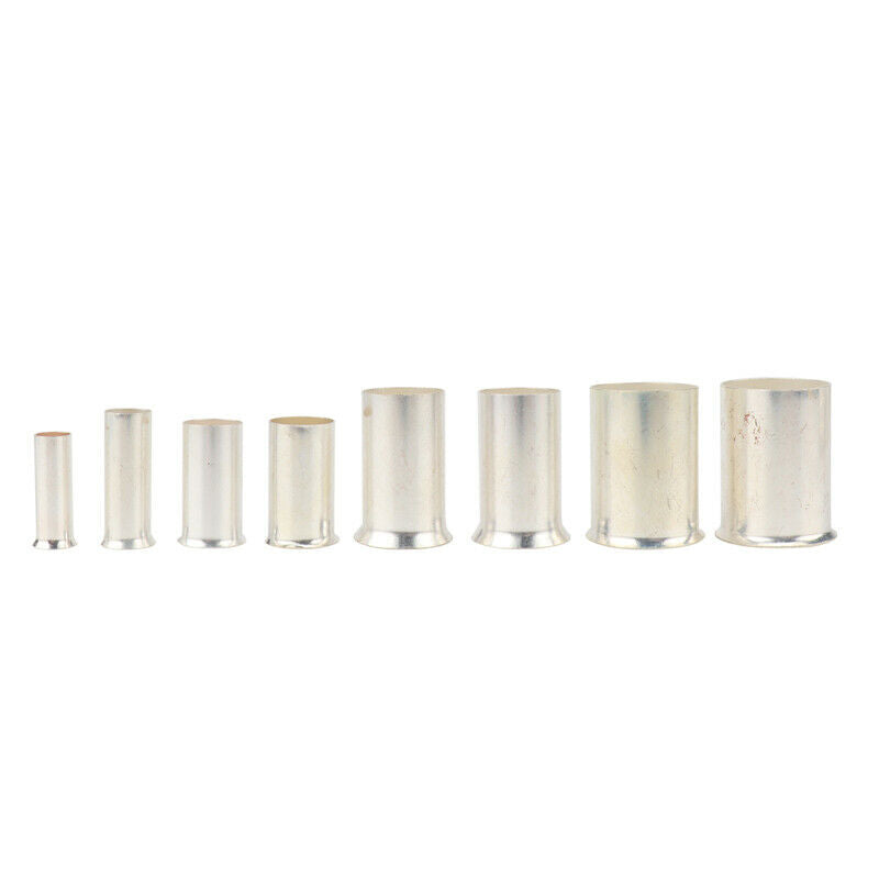 190Pcs Car Cable Housing Wire Pin Cord Tube-shaped Bare End Terminal Connectors