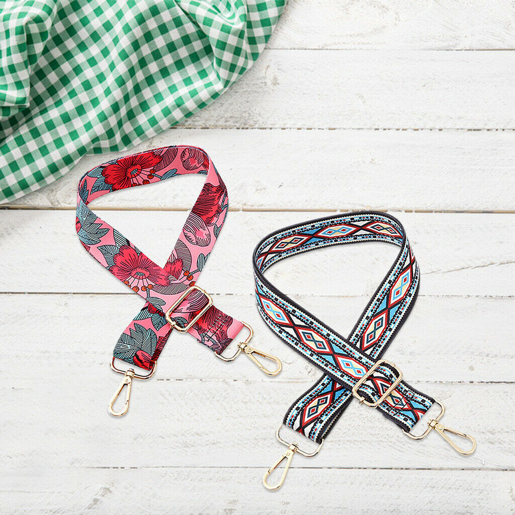 2x Womens Bag Strap Crossbody Bag Removable Adjustable Bag Accessory 140cm