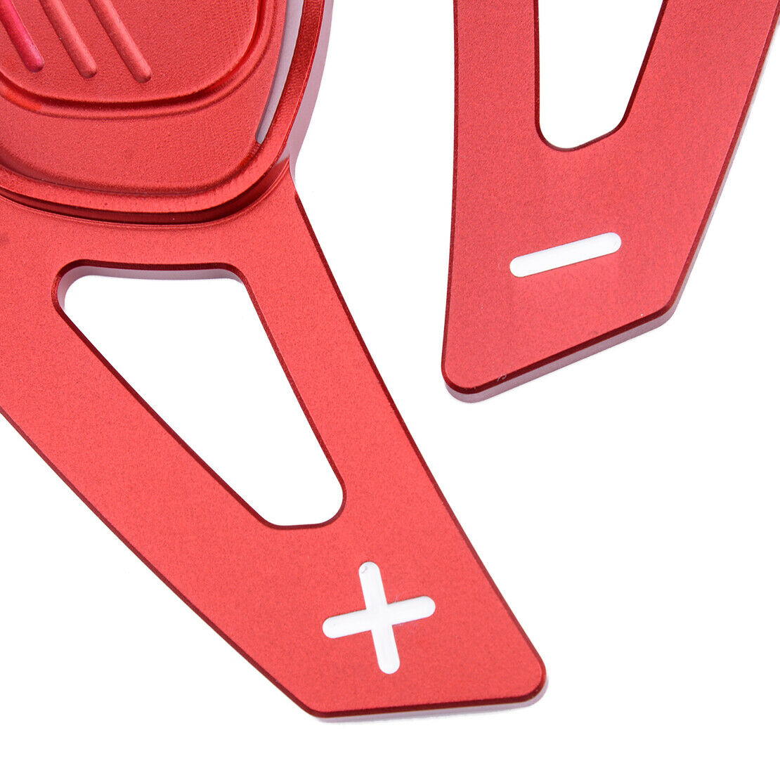 2x Red Steering Wheel Shift Paddle Extension Fit for Audi S3 S5 SQ5 RS3 RS6