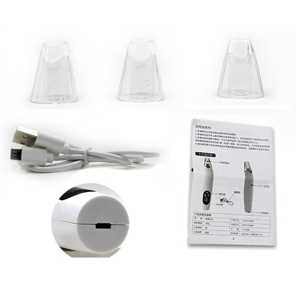 Charging Blackhead Vacuum Remover Dirt Cleaner Facial Tightening Device