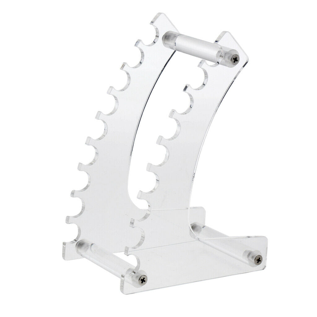 Nail Art Brushes Display Holder Makeup Tools Stand Acrylic Organizer