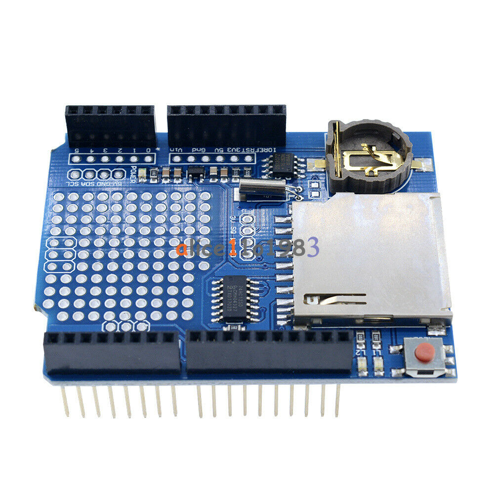 2PCS Data Logger DS1307 Logging Data Recorder Shield for Arduino UNO SD Card