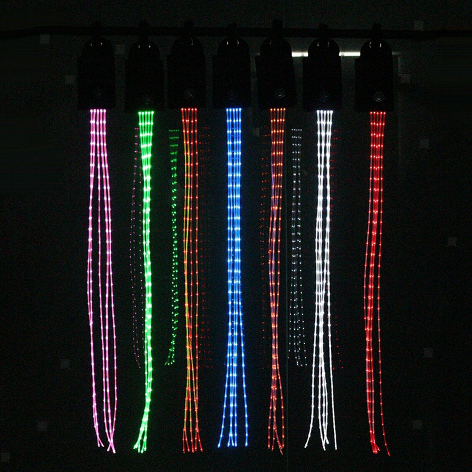 LED Horse Tail Light USB Adjustable Ponytail Lamp Pony Harness Lights Accessory