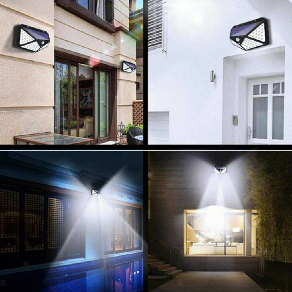 Solar Wall Lights Outdoor, Solar LED Waterproof Lighting for Deck, Fence, Patio,