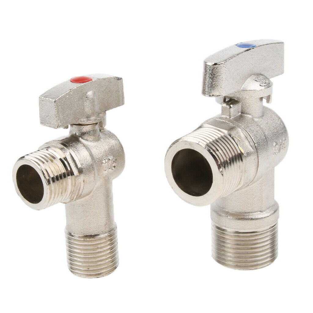 1x Water Heating Triangular Valve Lengthen Angle Valve Gas and Gas Ball