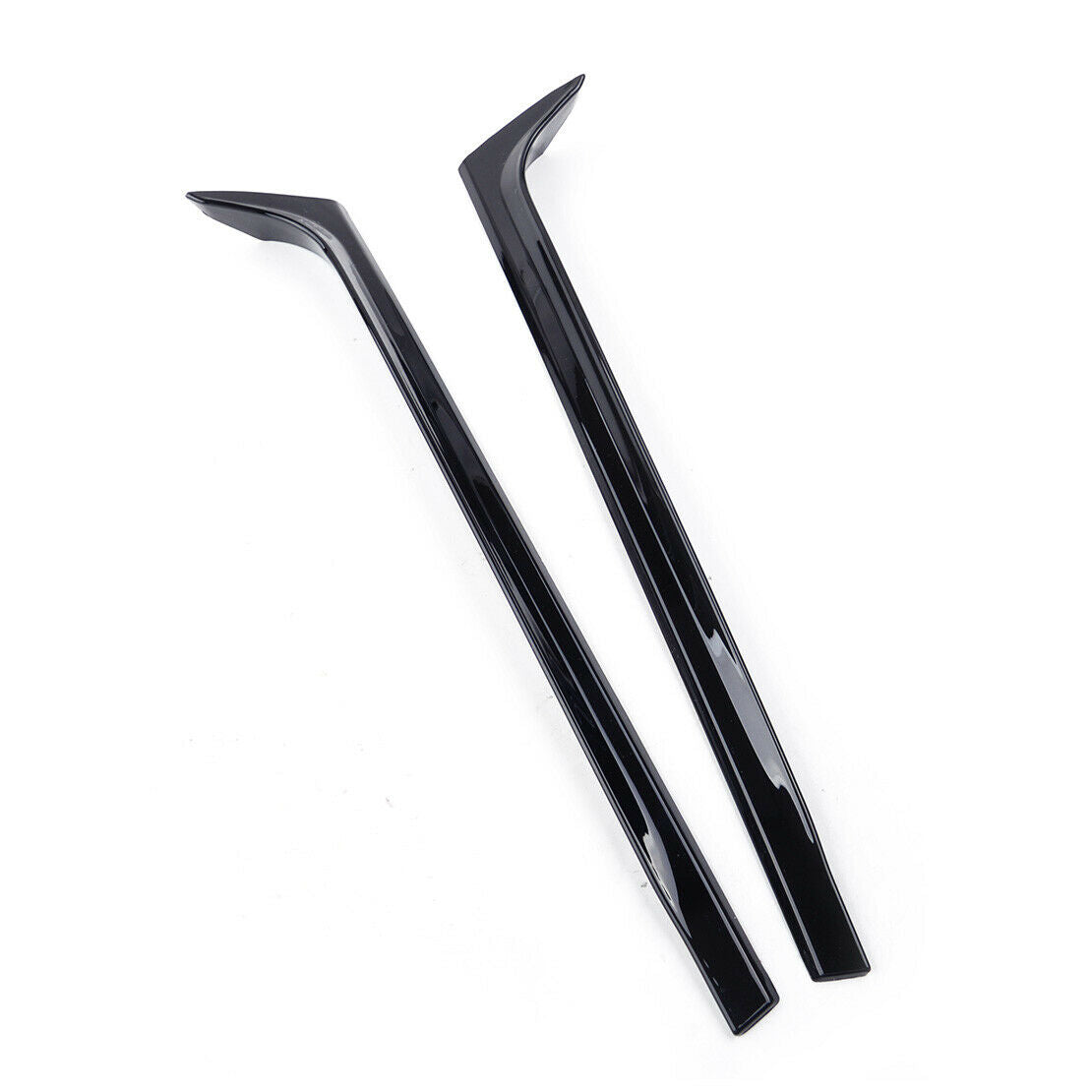 2x Rear Window Spoilers Canards Splitter Fit For VW Polo MK5 11-17 38.5x6.4cm An