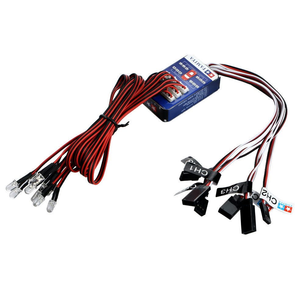 12 LED Light System Kit Smart Simulation Flash Lights for 1/10 RC Car Truck New