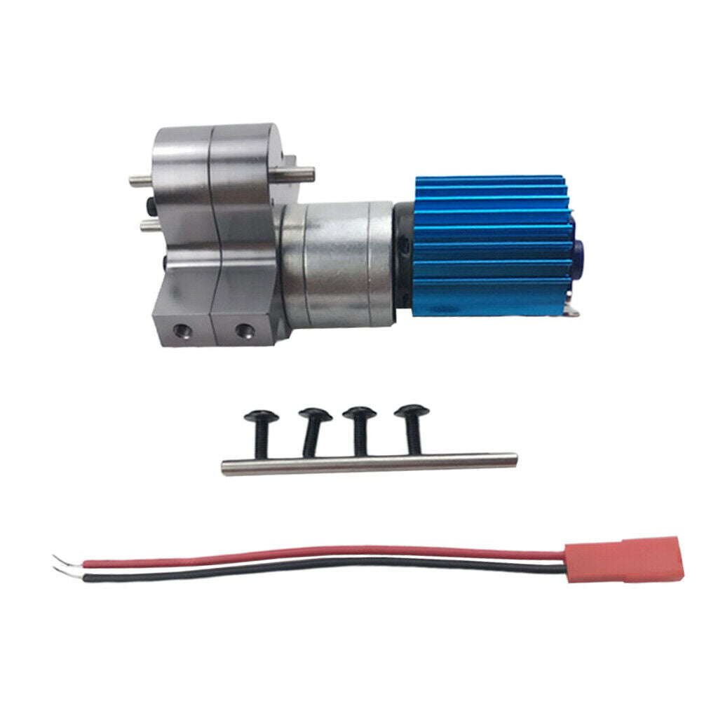 4WD 6WD Transfer Case with Motor for WPL RC Car Truck Upgrade Accessaries