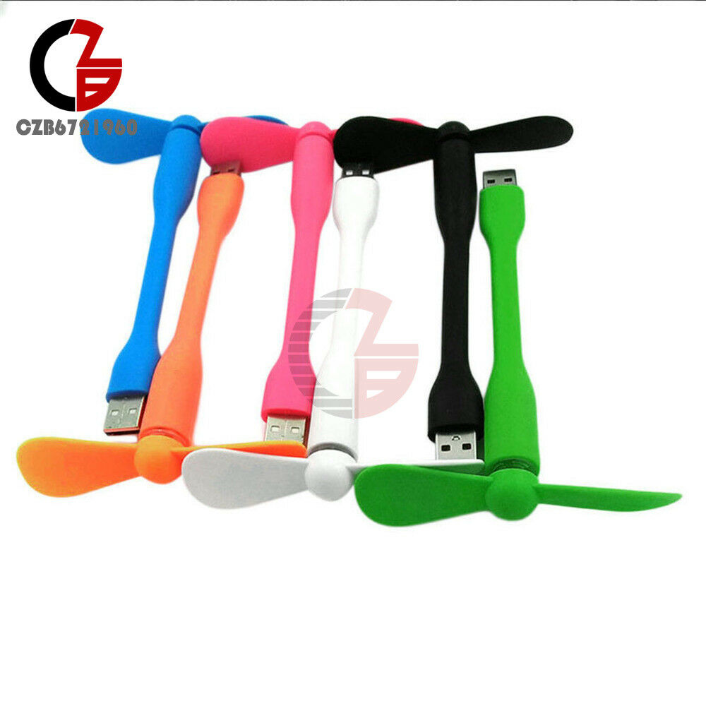 Mini USB Portable Cooling Fan Cooler Flexible For Laptop Desktop Computer