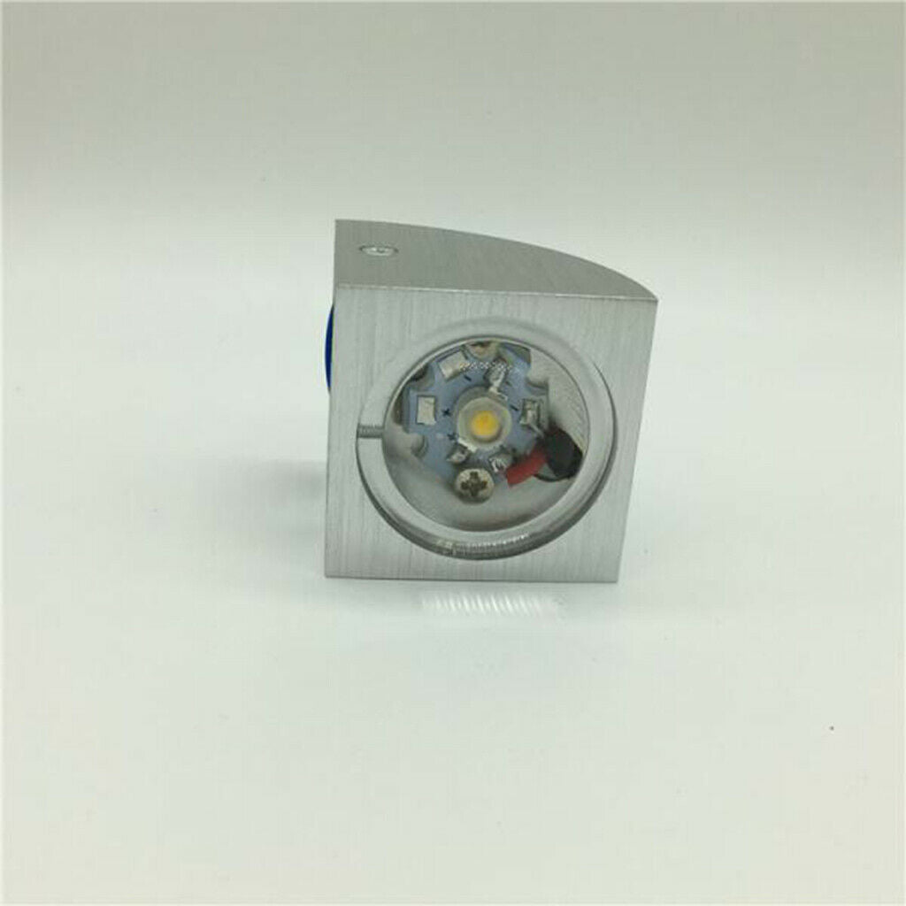 3W Arc Aluminum LED Wall Light Sconce Lamp Bedroom Kitchen Decor Warm White