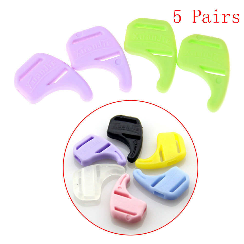 5 Pairs Kids Silicone Ear Grip Holder Eyeglass Glasses Sunglass Anti Slip HY1