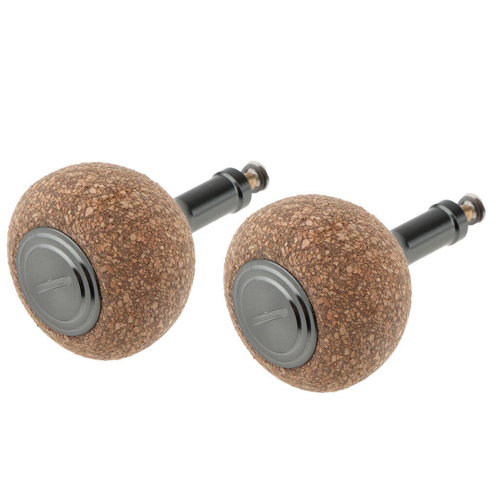 2x Fishing Reel Handle Knob Power Knob Replacement for Fishing   Reel